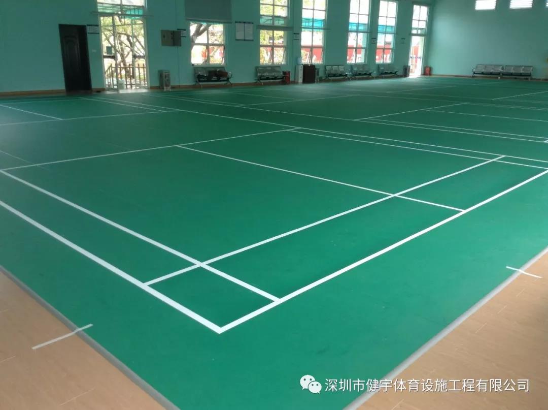 羽毛球場施工建設(shè)工程_案例工程_深圳市南山區(qū)公安分局機(jī)動(dòng)訓(xùn)練大隊(duì)羽毛球場施工